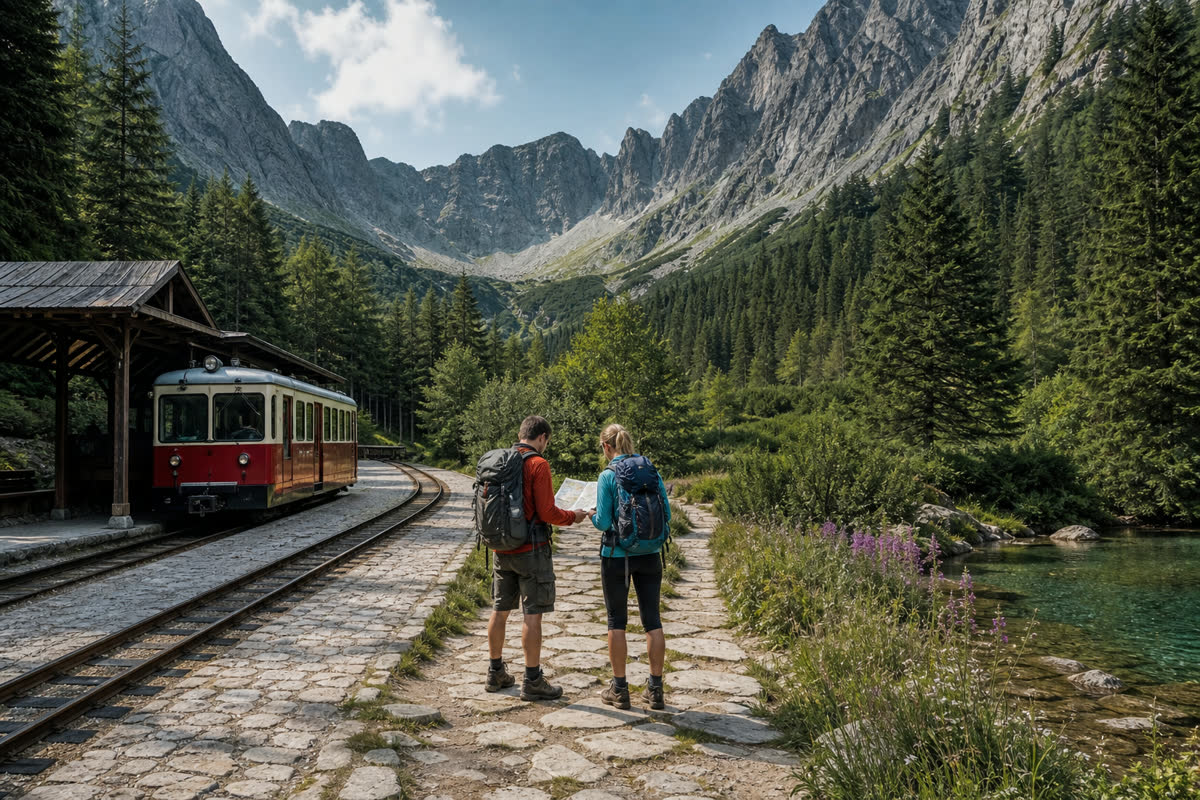 Popradské pleso vlakom, autom a pešo: ktorú trasu vybrať